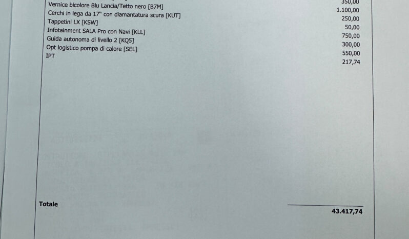 Lancia Ypsilon 51kWh LX offerta T-Stock prezzo imperdibile pieno