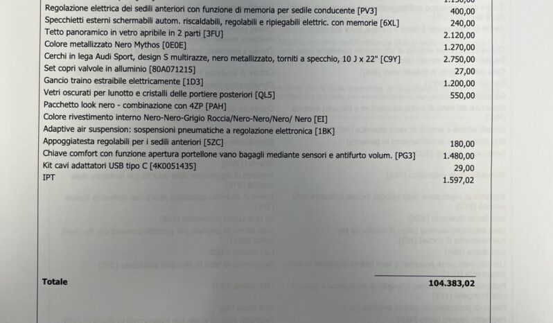 Audi Q7 45 Tdi 7 posti Sline quattro SUPER OFFERTA T-STOCK pieno