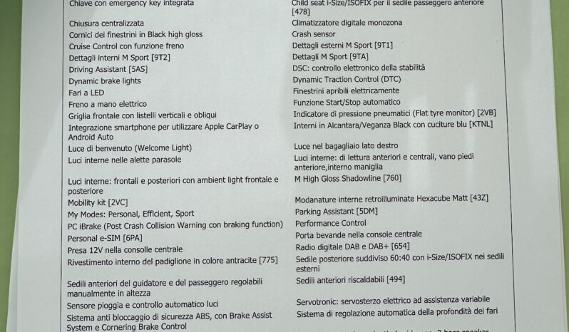 BMW 118 d MSport auto offerta T-Stock prezzo imperdibile pieno