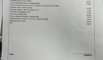 Audi A1 Spb 30 SLine possibilità noleggio no scoring pieno