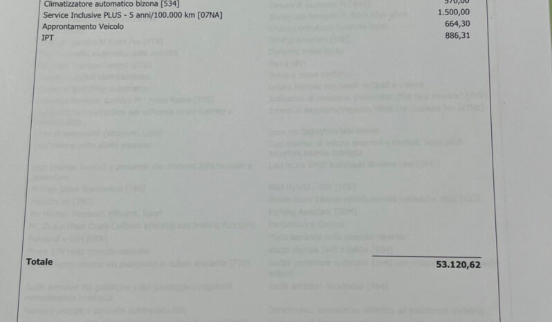 Bmw 120d MSport Pro possibilità noleggio no scoring pieno