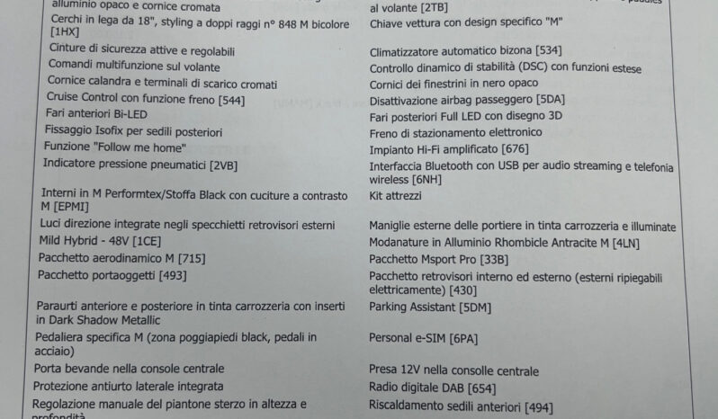 BMW 420 d xdrive MSport possibilità noleggio no scoring pieno