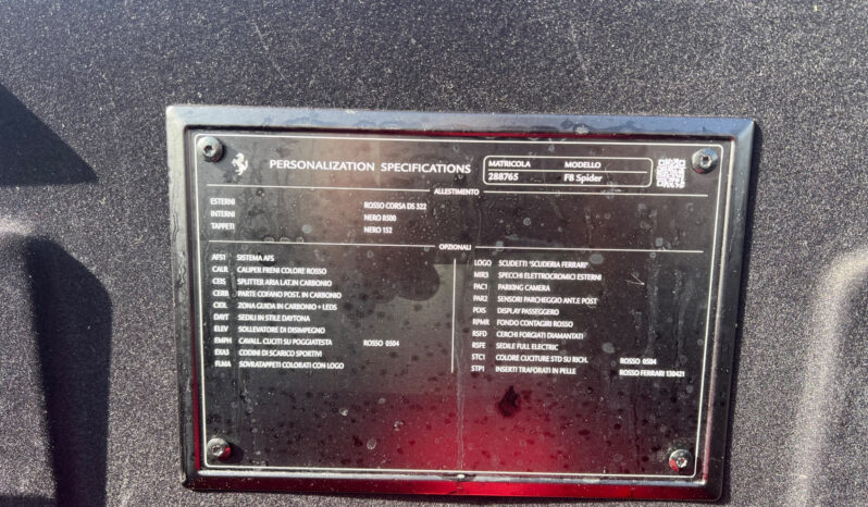Ferrari F8 Spider Tributo 3.9 pieno