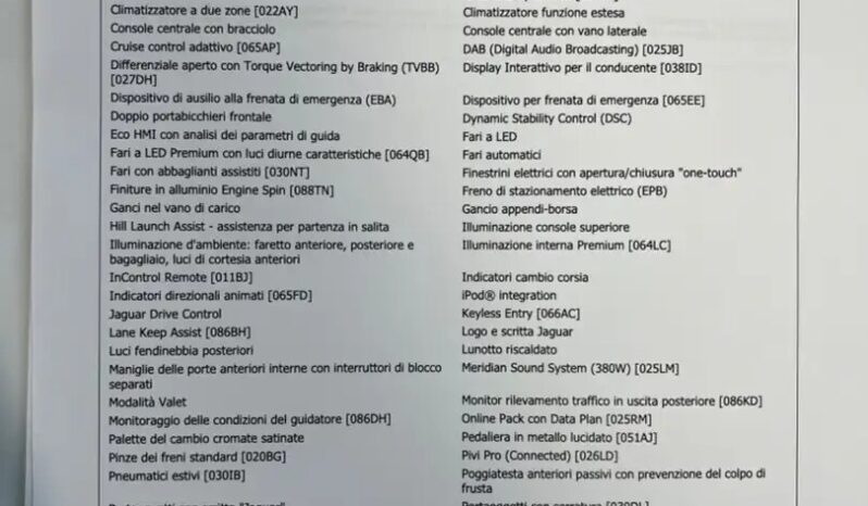Jaguar F-Pace R-Dynamic Anticipo €11.500 noleggio no scoring pieno