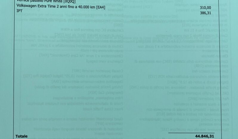 Volkswagen Golf 1.5 ehybrid Anticipo €8.500 noleggio no scoring pieno
