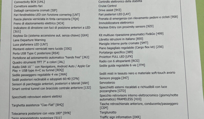 Fiat 600 1.2 La Prima – possibilità noleggio no scoring pieno