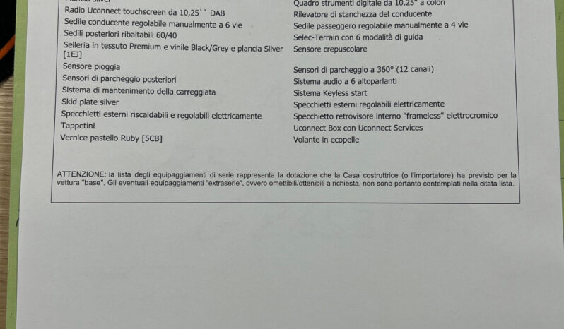 Jeep Avenger BEV Summit possibilità trasformazione AutocarroN1 pieno