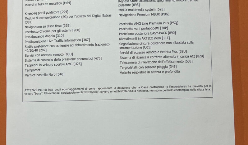 Mercedes-Benz GLC 300 de AMG Premium possibilità noleggio no scoring pieno