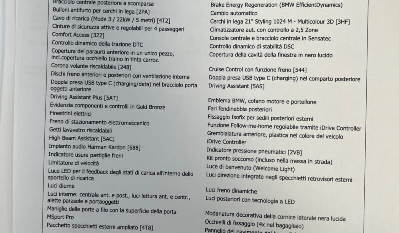 BMW iX 45 MSport Anticipo €12.000 noleggio no scoring pieno