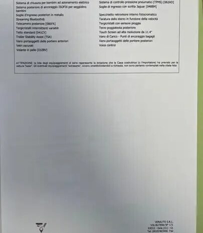 Jaguar F-Pace R-Dynamic Anticipo €11.500 noleggio no scoring pieno