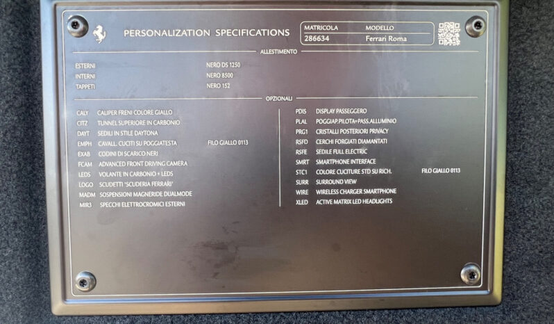 Ferrari Roma 3.9 F1 dct UNIPRO – UFFICIALE ITALIA pieno