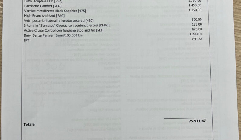 Bmw 420d 48V xDrive Coupé Msport Pro Anticipo €22.370 noleggio no scoring pieno