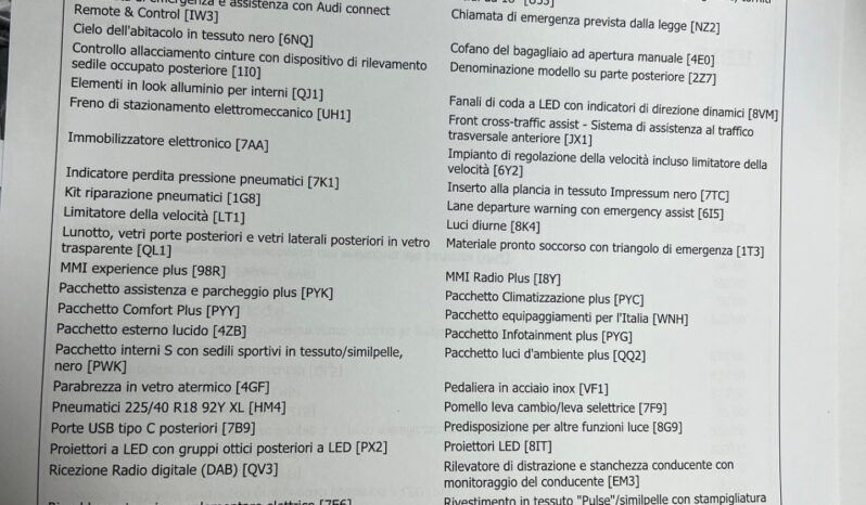 Audi A3 SPB TDI 110 kW S tronic S line edition Possibilità noleggio no scoring pieno