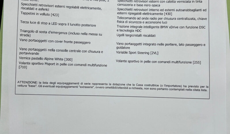 Bmw X4 xDrive20i 48V Msport Anticipo €18.531 noleggio no scoring pieno