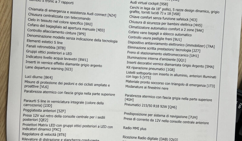 Audi Q2 35 TFSI S tronic line Edition Possibilità Noleggio no Scoring pieno