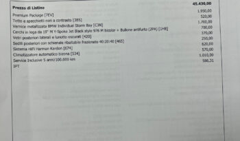 Bmw 118d MSport Pro possibilità noleggio no scoring pieno