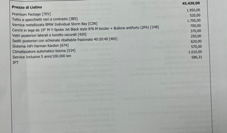 Bmw 118d MSport Pro possibilità noleggio no scoring pieno
