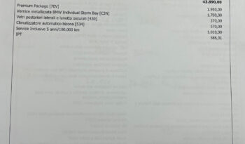 Bmw 118d MSport possibilità noleggio no scoring pieno