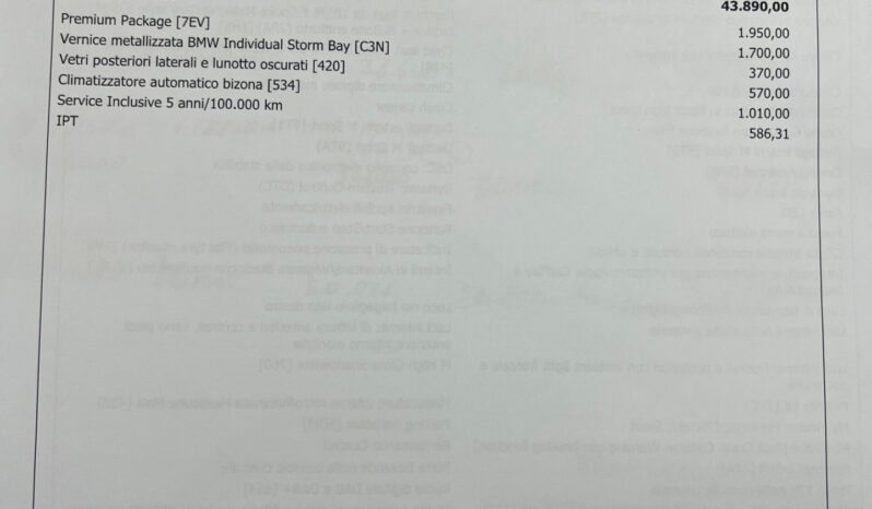 Bmw 118d MSport possibilità noleggio no scoring pieno