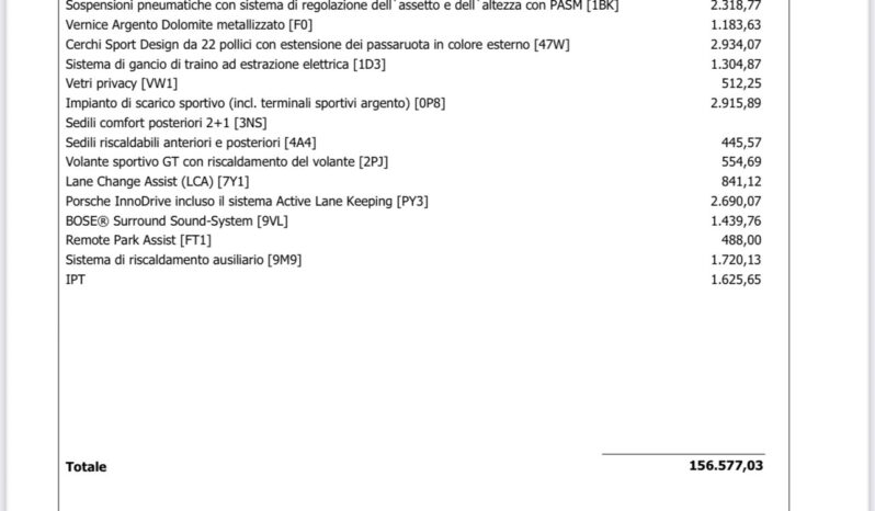 Porsche Cayenne Coupé 4.0 V8 S possibilità noleggio no scoring pieno