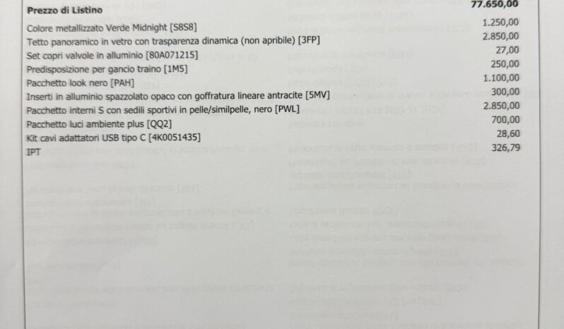 Audi A6 Avant TDI 150 kW S tronic S line possibilità noleggio no scoring pieno