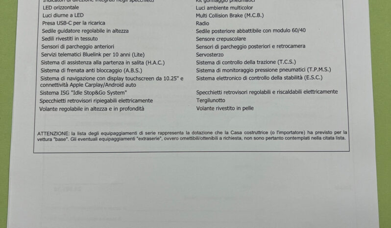 Hyundai Bayon 1.2 MPI MT XLine Super Offerta T-Stock pieno