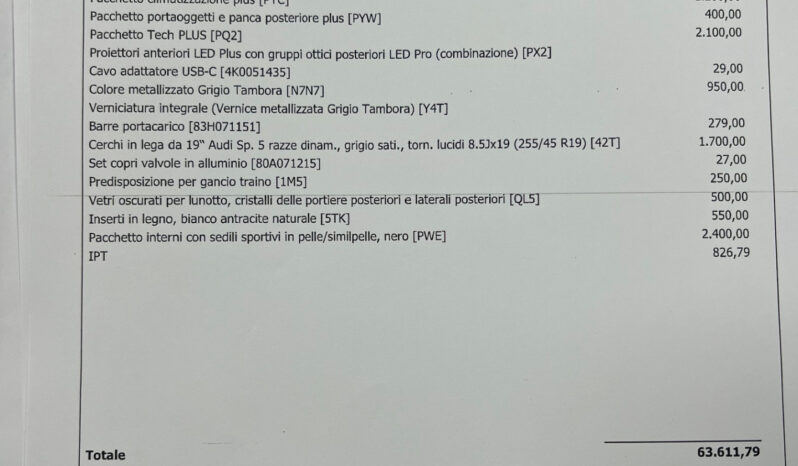 Audi Q3 TFSI 150 kW S tronic quattro Business Advanced Possibilità noleggio no scoring pieno