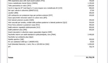 Audi Q5 SPB TDI 150 kW mHEV+ S tronic quattro S line possibilità noleggio no scoring pieno