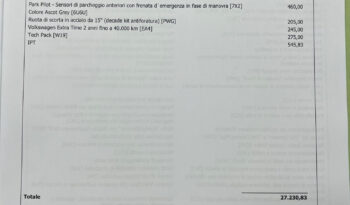 Volkswagen Polo 1.0 TSI Edition Plus possibilità noleggio no scoring pieno