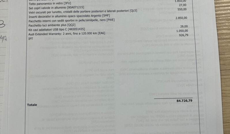Audi Q5 TDI 150 kW mHEV+ S tronic quattro line edition possibilità noleggio no scoring pieno