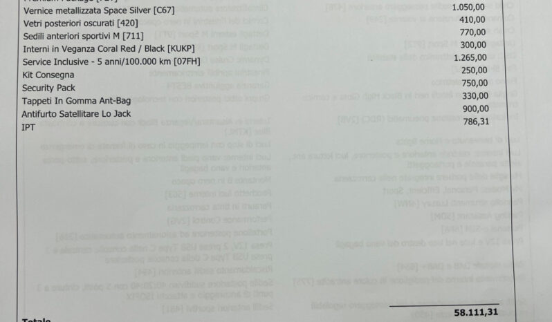 Bmw X1 sDrive 18d Msport possibilità noleggio no scoring pieno