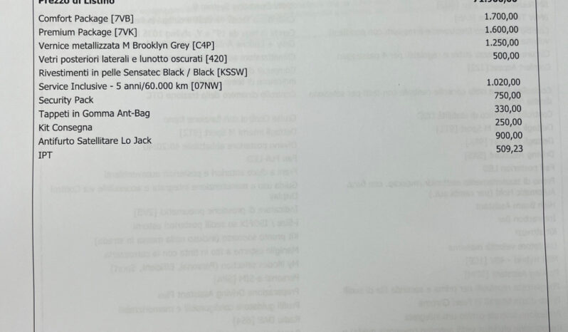 Bmw X3 xDrive20d 48V MSport possibilità noleggio no scoring pieno