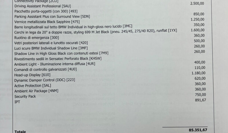 Bmw X4 xDrive20d 48V Msport possibilità noleggio no scoring pieno