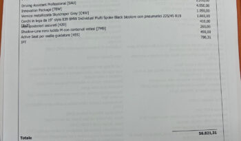 Bmw 218d Active Tourer Msport possibilità noleggio no scoring pieno