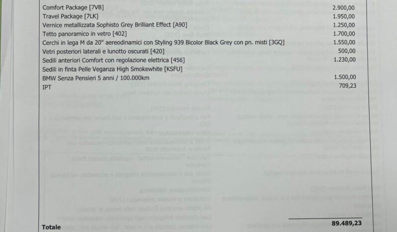 Bmw 520d 48V xDrive Msport possibilità noleggio no scoring pieno