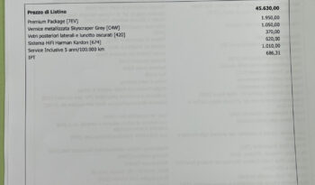 Bmw 118d MSport Pro possibilità noleggio no scoring pieno