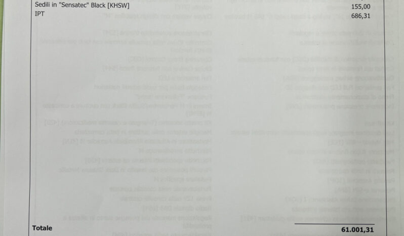 Bmw 318d 48V Msport possibilità noleggio no scoring pieno