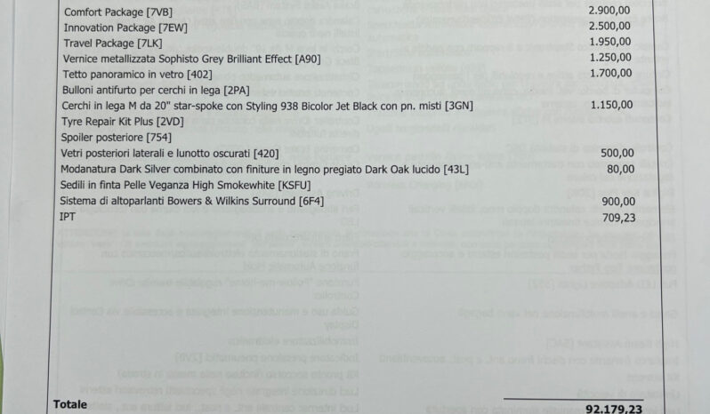 Bmw 520d 48V xDrive Msport Pro possibilità noleggio no scoring pieno