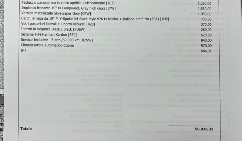 Bmw 118d MSport Pro possibilità noleggio no scoring pieno