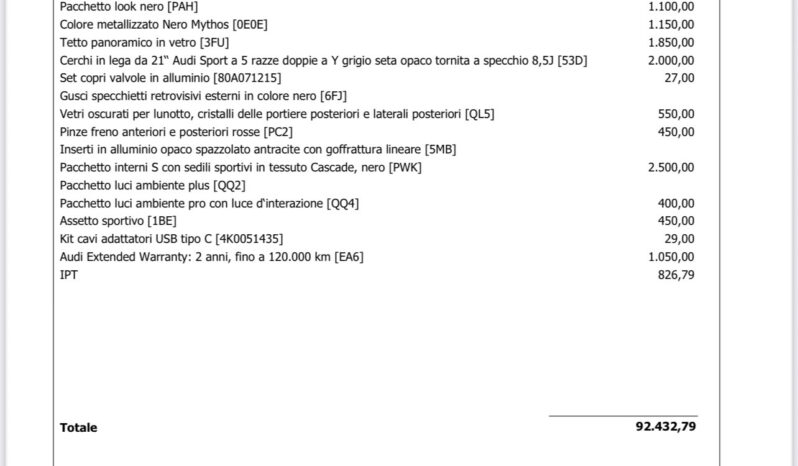 Audi Q5 SPB TDI 150 kW mHEV+ S tronic quattro line edition possibilità noleggio no scoring pieno