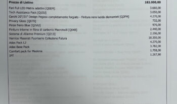 Maserati GranTurismo Modena awd Anticipo €29.820 noleggio no scoring pieno