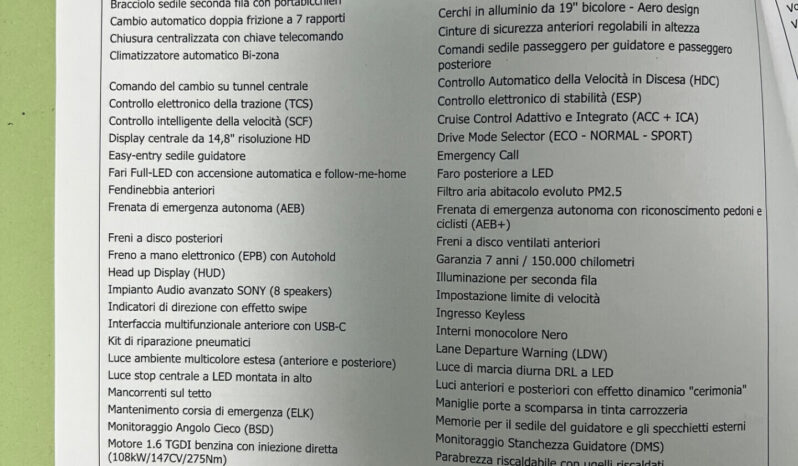 Jaecoo 7 1.6 TGDI 147 CV 4WD Exclusive possibilità noleggio no scoring pieno
