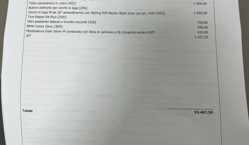 Bmw 540d 48V xDrive Msport Pro – possibilità noleggio no scoring pieno
