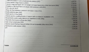 Audi Q8 3.0 286cv tdi mhev S line quattro tiptronic – possibilità noleggio no scoring pieno