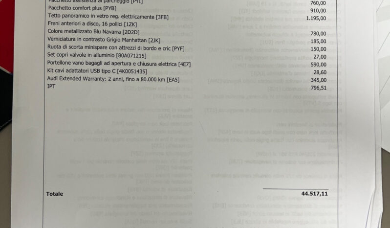 Audi Q2 30 TDI Identity Black – possibilità noleggio no scoring pieno