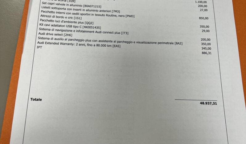 Audi A3 allstreet Business TDI 110 kW pieno