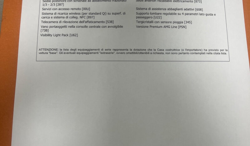 Mercedes-Benz A 180d AMG Line Premium pieno
